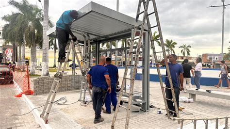 Novos abrigos de ônibus começam a ser instalados em Queimados Rede MRio