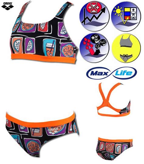 Costume Bikini Bambina Swimkini Max Life Fruit Two Piece