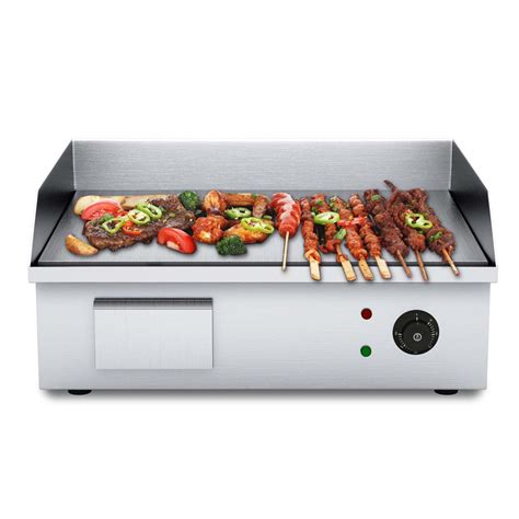 Buy Commercial Electric Grooved Grill Griddle | Dombelo UG