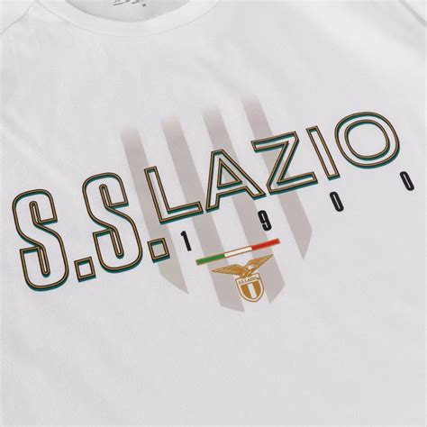 SS LAZIO WHITE GRAPHIC T-SHIRT 2023/24