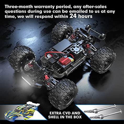 HYPER GO H16BM 1:16 4X4 RTR Brushless Fast RC Cars for Adults, Max ...