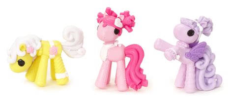 Lalaloopsy Cup Cake Ponies 3 Pack Each Pack Includes 3 Themed Mini