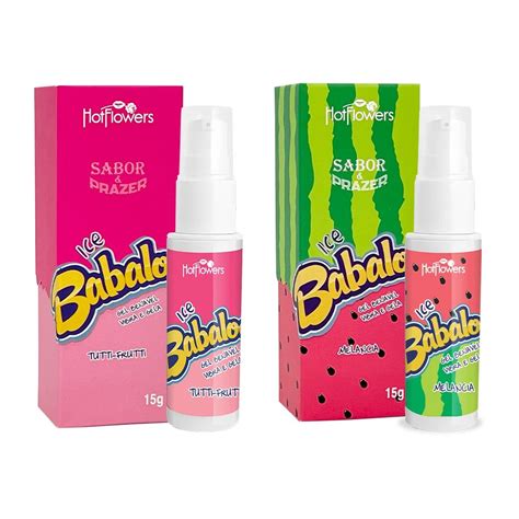 ICE BABALOO GEL TUTTI FRUTTI BEIJÁVEL VIBRA E GELA 15G HOT FLOWERS Distribuidora Hot Flowers