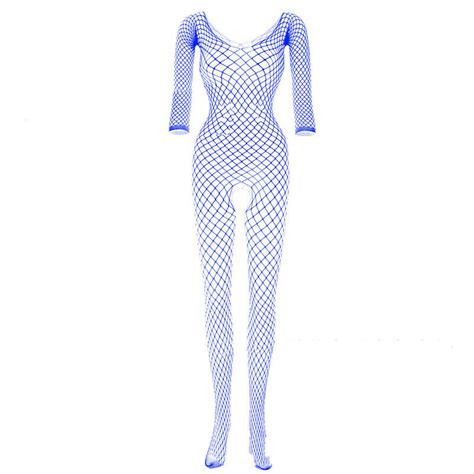 Sex Women Fishnet Crotchless Bodysuit Babydoll Lingerie Body Stocking Underwear Ebay