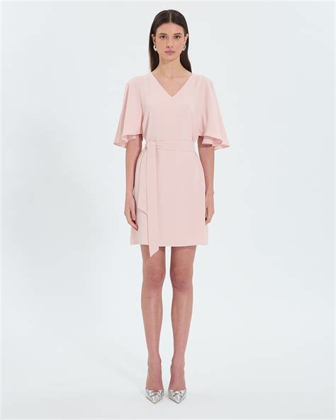Rubilinda Dress Short Nude Crepe Dress ZAPA