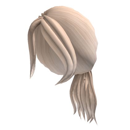 Blonde Ponytail Girl Hair Roblox