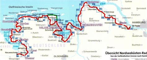 Kompass Fahrradführer Nordseeküsten Radweg 1 Von der holländischen