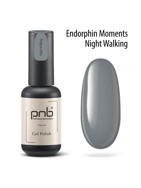 Гель лак Pnb 8 мл Night Walking Gel Nail Polish Pnb 8 Ml Night Walking
