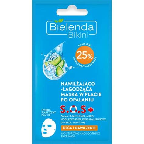 Bielenda Bikini S O S Nawil Aj Co Agodz Ca Maska W P Acie Po Opalaniu Cena Opinie