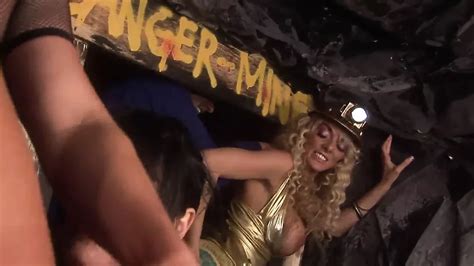 Mine Workers Get To Bang A Blonde And Brunette Slut XHamster