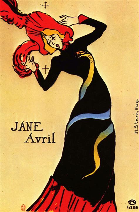 Großbild Henri De Toulouse Lautrec Jane Avril