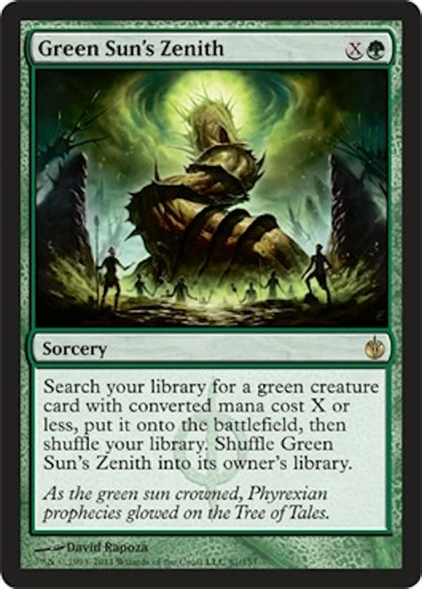 Magic The Gathering Mirrodin Besieged Single Green Suns Zenith Near