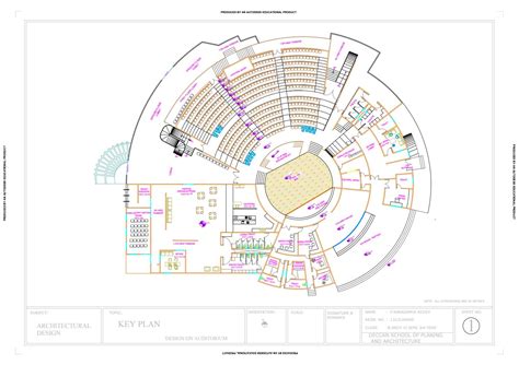 Auditorium Floor Plan Layout2 By Narasimha Reddy Pasala Issuu