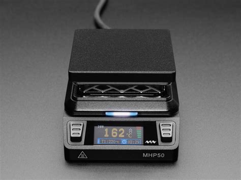 Mini Brass Hot Plate Preheater With Usb C Pd Or Dc Mhp B Id Adafruit Industries