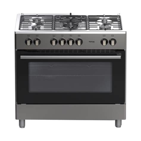Totai Ts 90cm 5 Burner Full Gas Stove Stainless Steel Totai