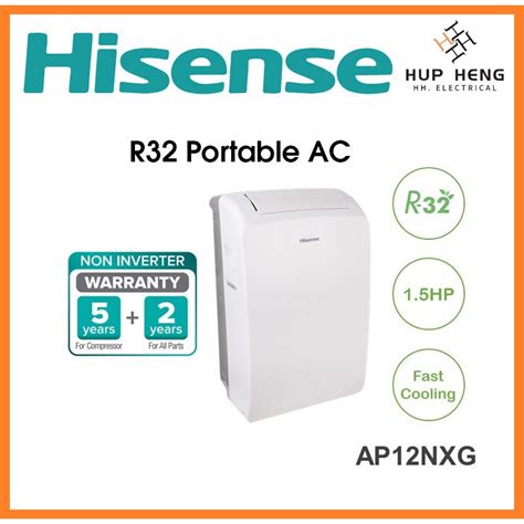 Hisense 1HP 1 5HP Portable Air Conditioner AP09KVG AP12NXG Shopee