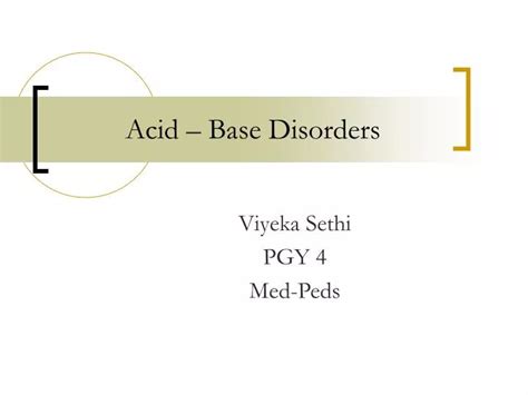 Ppt Acid Base Disorders Powerpoint Presentation Free Download Id6764797