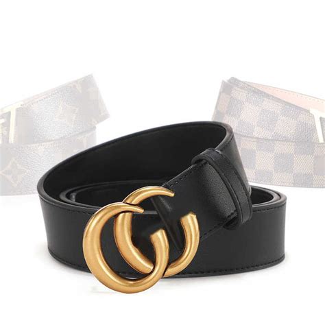 Factory Hot Sales Custom Letter C Buckle Belts For Women Solid Color Female Pu Leather Waist