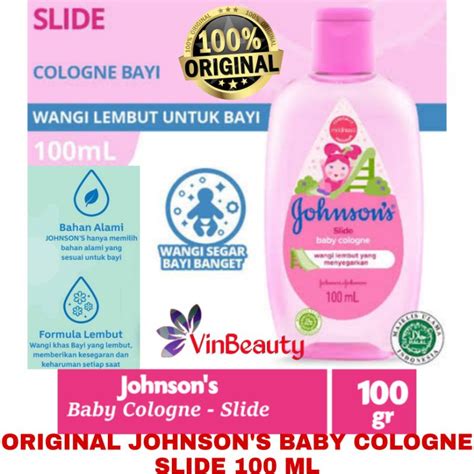 Jual ORIGINAL JOHNSON S BABY COLOGNE SLIDE 100 ML JOHNSONS COLOGNE