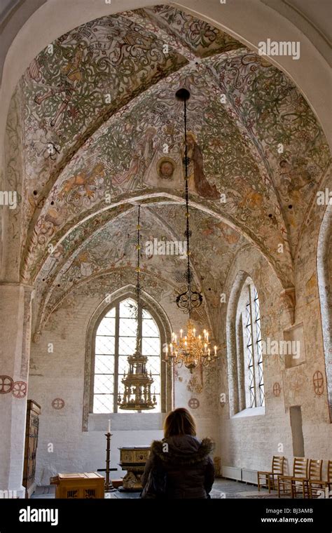 Las Pinturas Murales De La Iglesia De San Petri En Malmo Suecia