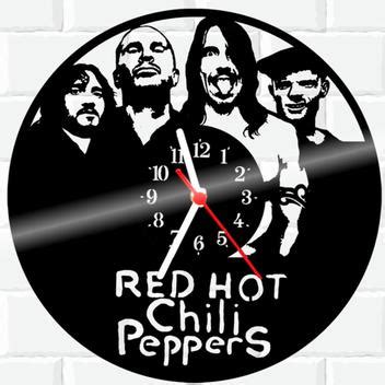 Rel Gio Vinil Disco Lp Parede Rhcp Red Hot Chili Peppers D Fantasy Rel Gio Despertador