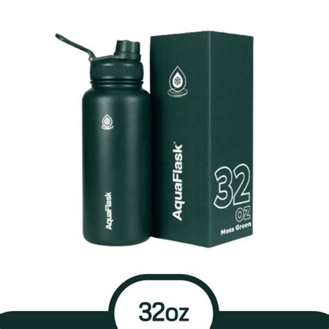 Aquaflask Oz Wide Mouth With Cap Lid Vacuum Insulated Drinking Water Bottle Hot And Cold