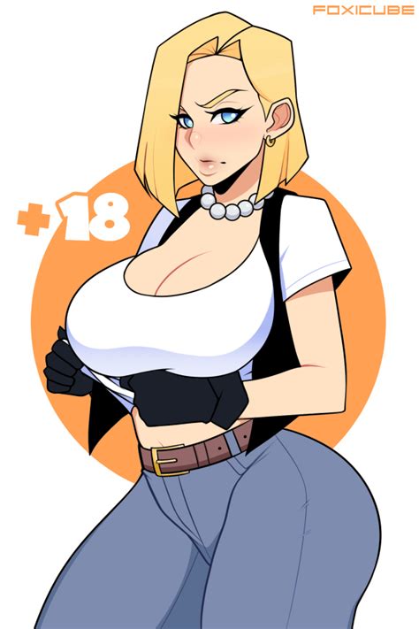 Android 18 By Foxicube Hentai Foundry