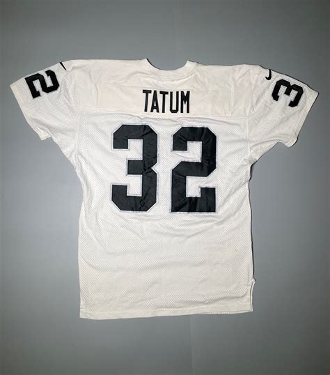 Jack Tatum Oakland Raiders Nike Team Issued Away NFL Jersey 32 Made in