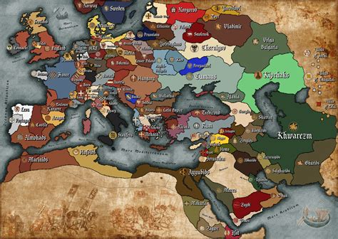 Medieval Kingdoms 1212 AD: Adjusted Factions Map and New Cities Map : r ...