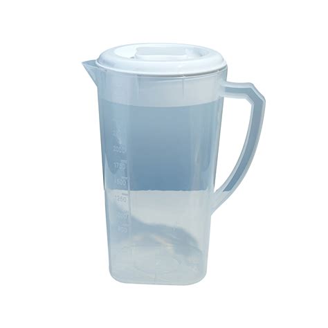 Yum Time Garlic Press Plastic Pitcher With Lid Carafes Mix Drinks Water Jug For Hot Cold