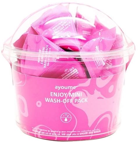 Успокаивающая маска в пирамидках с каламином AYOUME Enjoy Mini Wash-Off ...