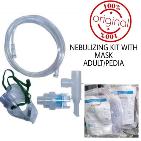 Nebulizing Kit With Mask For Adult Pedia Standard For Nebulizer