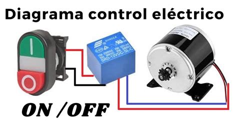 Diagrama Control El Ctrico Circuito Simple Con Relevador Youtube