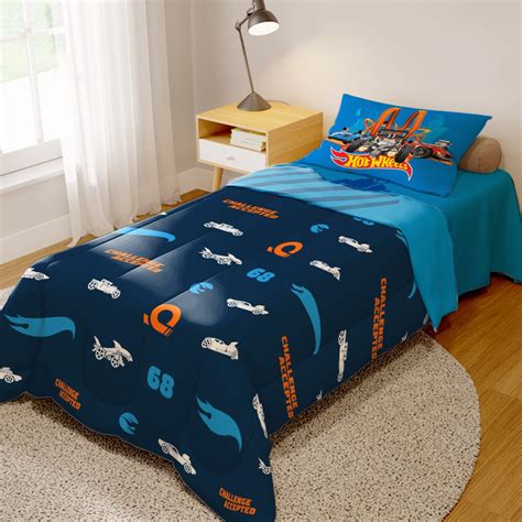 Edredom Infantil Solteiro Hot Wheels Shopee Brasil