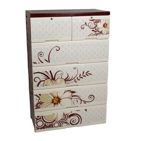 Elegant Woody Wardrobe (Double 5 Drawer) – Bengal