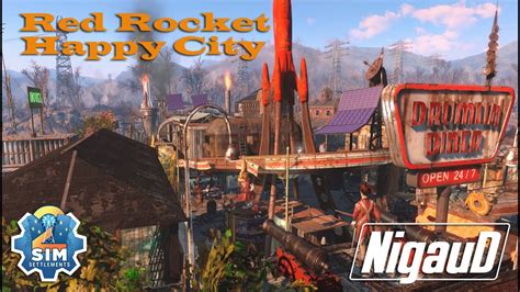 Fallout Red Rocket Happy City Fallout Sim Settlements City