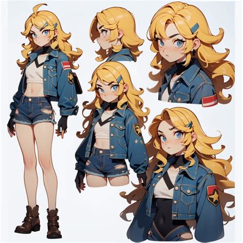 Nude CharacterSheet 1 1girl Image Created By Gooni 777 Tensor Art