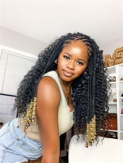 Half Up Half Down Crochet Half Braided Hairstyles Half Cornrows