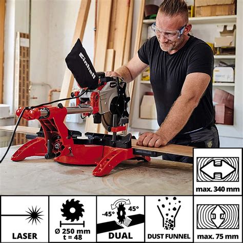 Einhell TC-SM 2534/1 Dual Gönye Testere - Pistonlu - 4300395