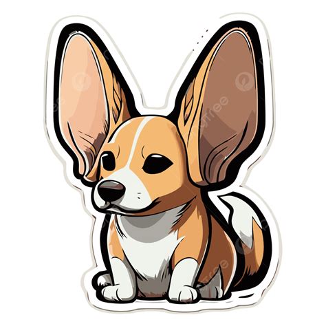 Etiqueta Engomada Del Perro Corgi Vector Png Lindo Perro Corgi