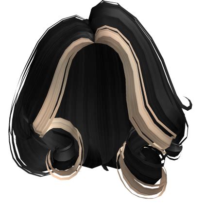 Vintage Curly Bob In Black Blonde Roblox