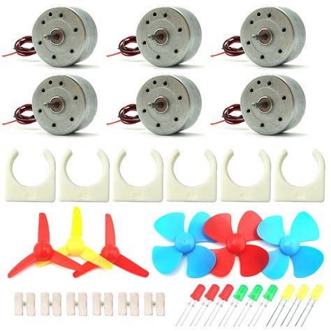 Buy Eudax 6 Set Mini Generator Motors 3v 12v Dc Motor Electric Motor