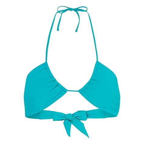 SMALLABLE BASICS Inverted Triangle Bikini Top Turquoise Smallable