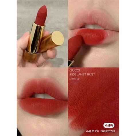 SON GUCCI MATTE 505 JANET RUST FULLSIZE FULLBOX Shopee Việt Nam