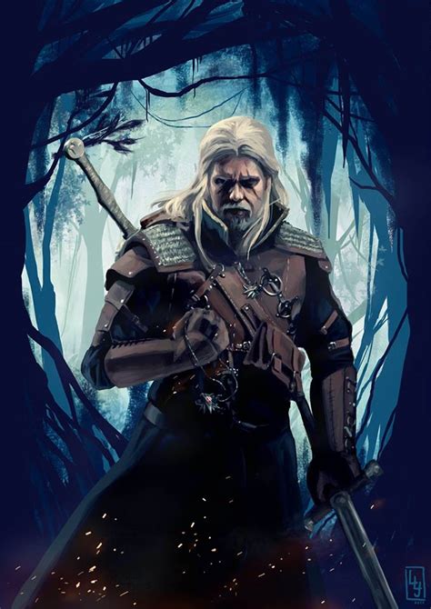 Geralt of Rivia Fanart by TheSolidSnak3 on DeviantArt