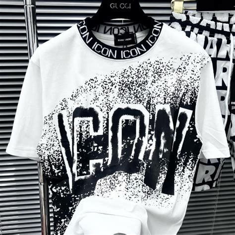 Bộ Quần Áo Thun DSQ Vẩy Sơn Hotrend Hè Mẫu Quần áo Hè Nam Hot Siêu Thoáng Mát Bộ Đồ Nam