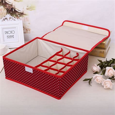 30 Grids Foldable Underwear Drawer Organizers Storage Dividers Closet