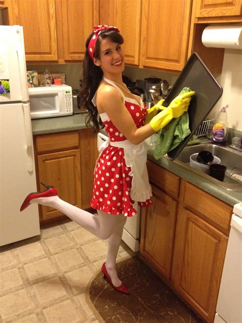 Hot Brunette In The Kitchen Porn Pic