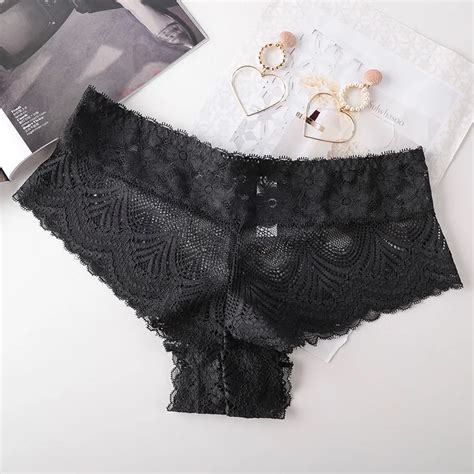 Nk Hot Lace Panties Cozy Lingerie Tempting Pretty Briefs High Quality Cotton Low Waist Cute