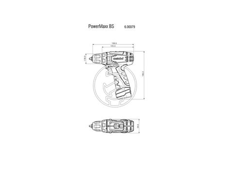 Metabo Powermaxx Bs Akkus Fúrócsavarozó Tokmányos 12 V 17 Nm34 Nm